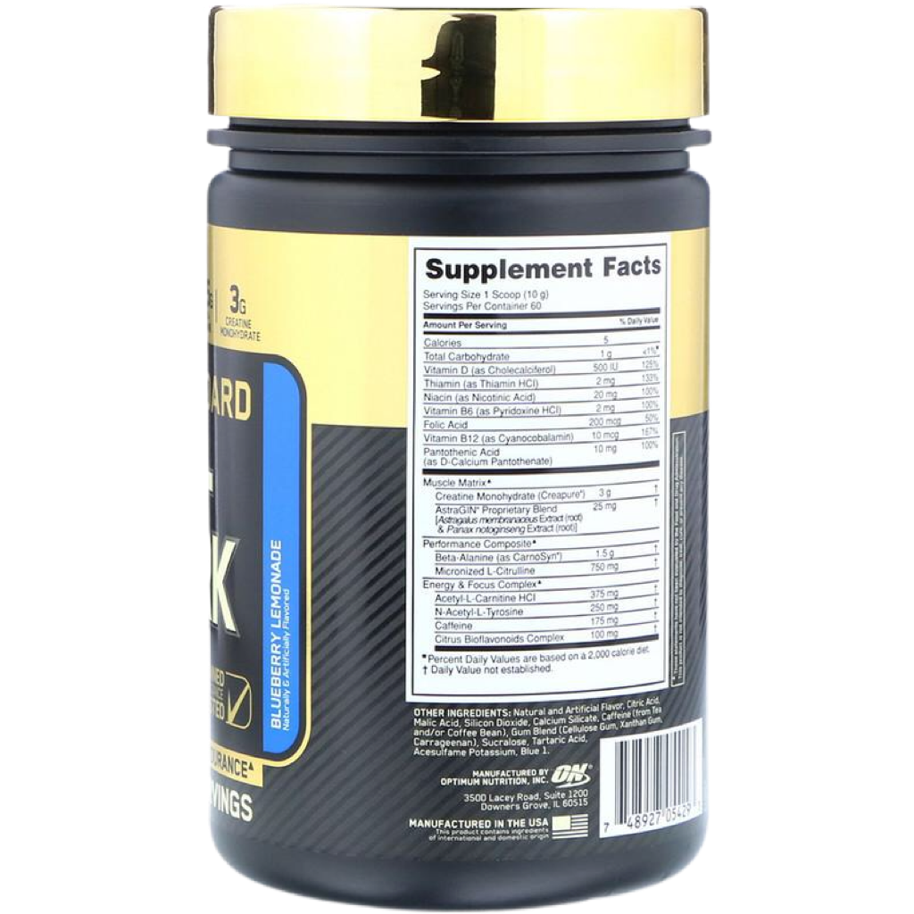 Gold Standard PreWorkout 60 Serves FACTORY DIRECT NUTRITION