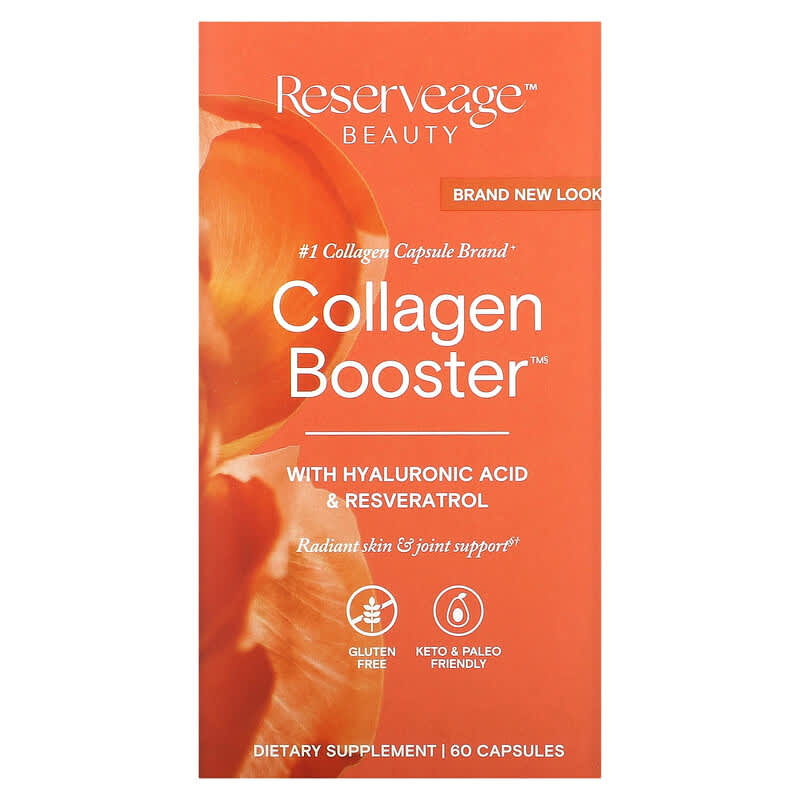 Reserveage Nutrition, Collagen Booster with Hyaluronic Acid & Resverat
