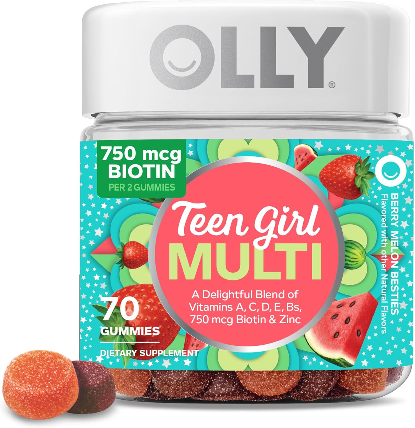Olly, Multivitamin Teen Girl, Berry - 70 Count – FACTORY DIRECT NUTRITION