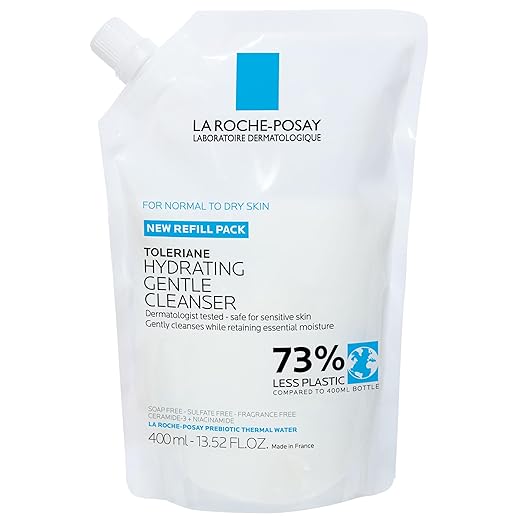 La Roche-Posay Toleriane Hydrating Gentle Face Cleanser Fragrance Free ...