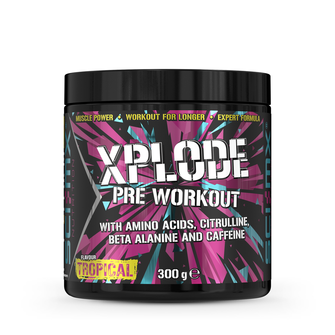 SCI-MX Xplode Pre Workout DMAE Citrulline TMG Betaine Formula Tropical ...