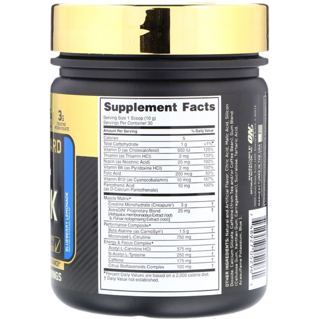 Gold Standard PreWorkout FACTORY DIRECT NUTRITION