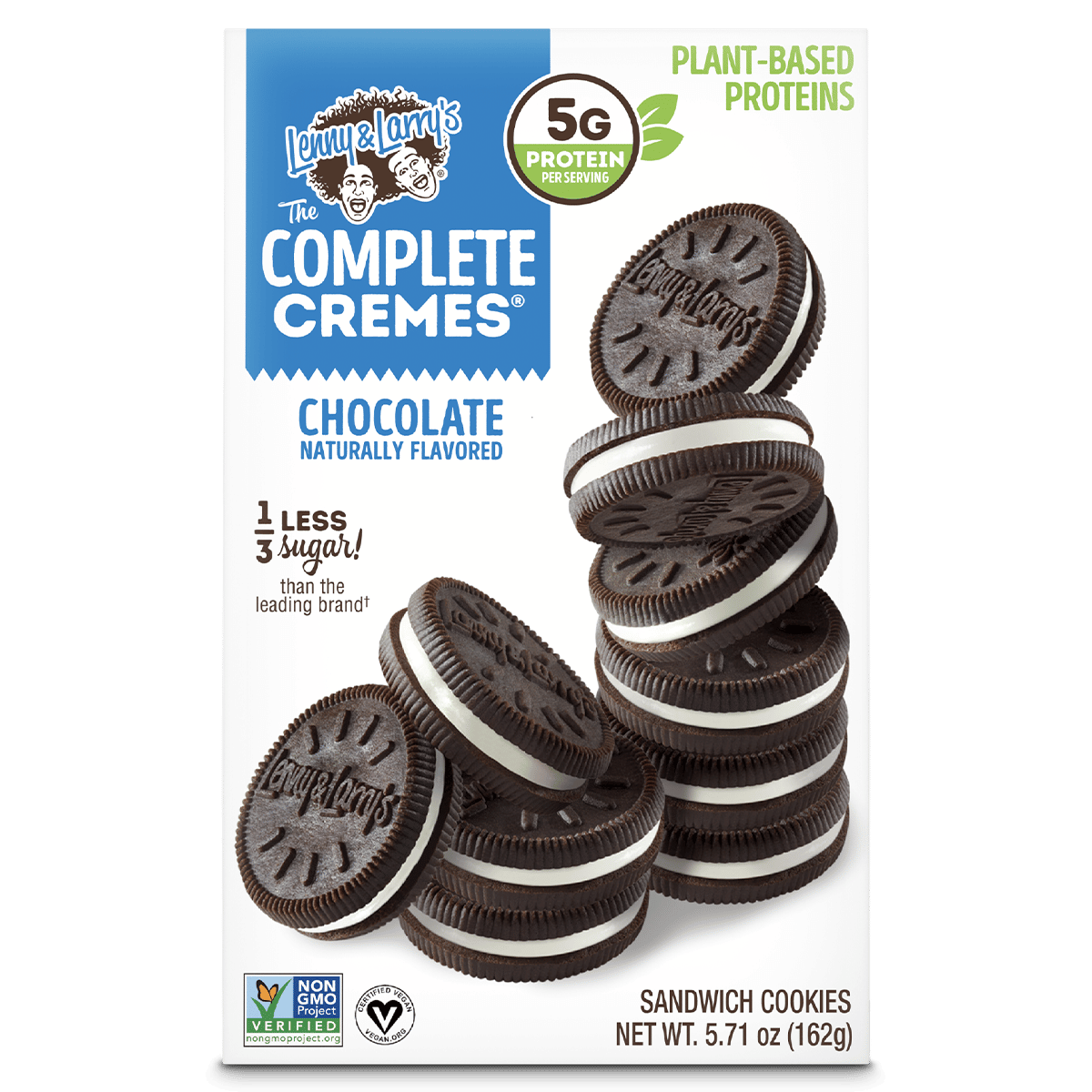 Lenny & Larry's The Complete Cremes (Box of 12 Oreo Style Sandwich Coo ...