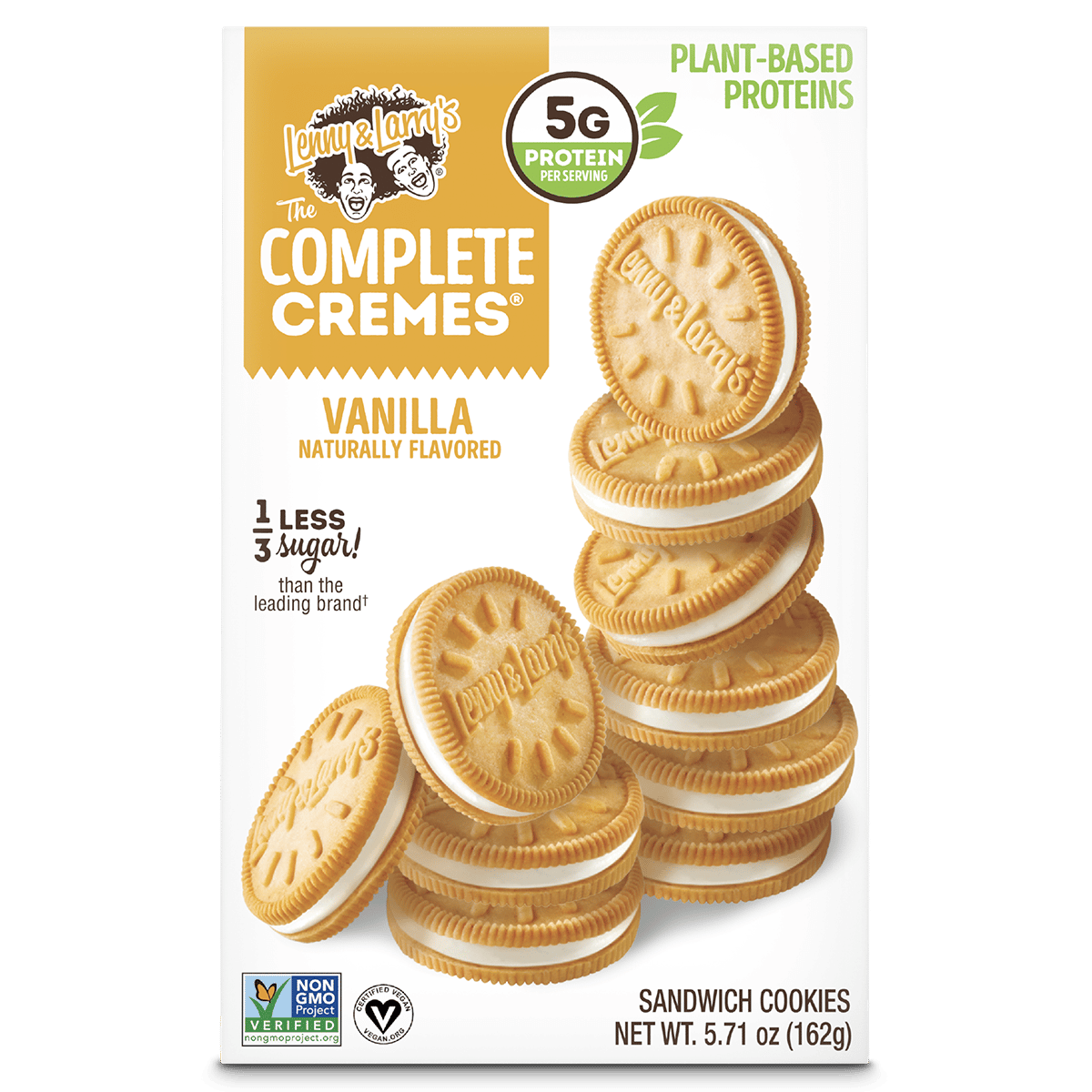 Lenny & Larry's The Complete Cremes (Box of 12 Oreo Style Sandwich Coo ...