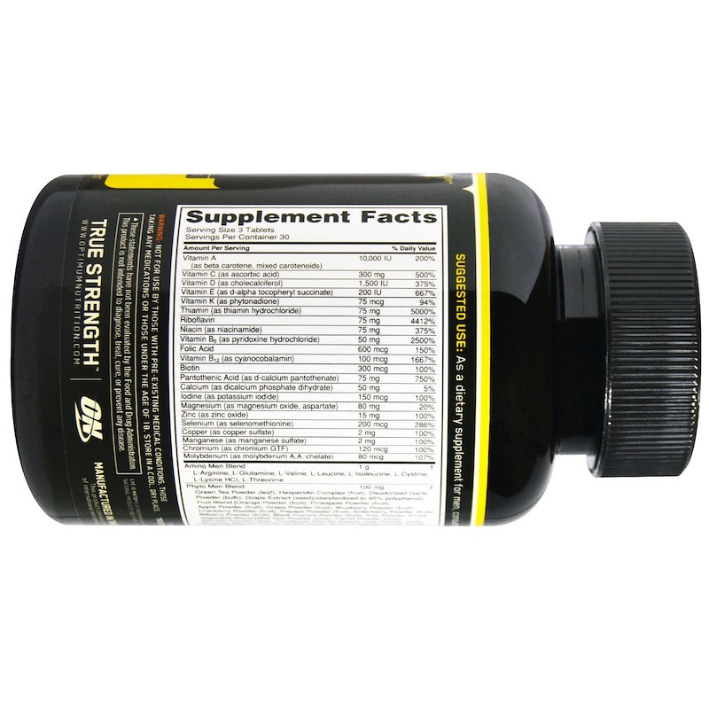 OPTI MEN Multi Vitamin – FACTORY DIRECT NUTRITION